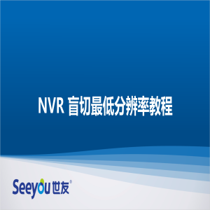 Z6尊龙官方网站官网入口 NT NVR盲切最低分辨率教程