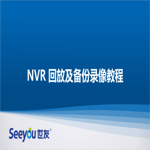 Z6尊龙官方网站官网入口 NT NVR回放及备份录像教程